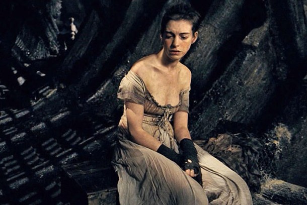 Fantine (Anne Hathaway) in Les Mis