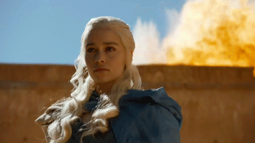 Game of Thrones Daenerys fire gif